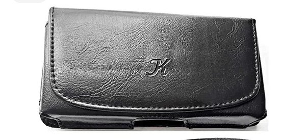 Suporte de couro de celular