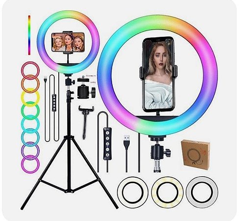 Ring light 10 polegadas RGB