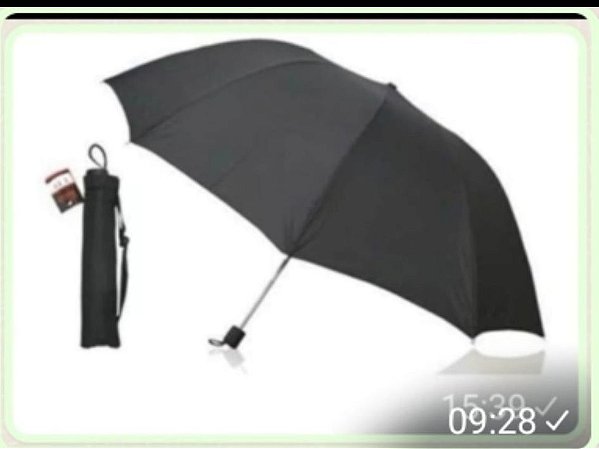Guarda chuvas preto grande