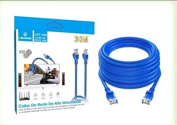 Cabo de rede de 30 metros