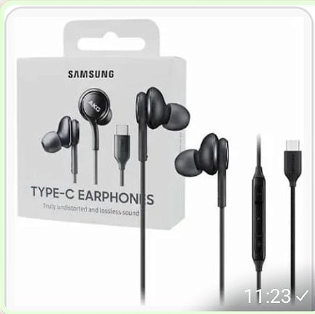 Fone com saída tipo C Samsung