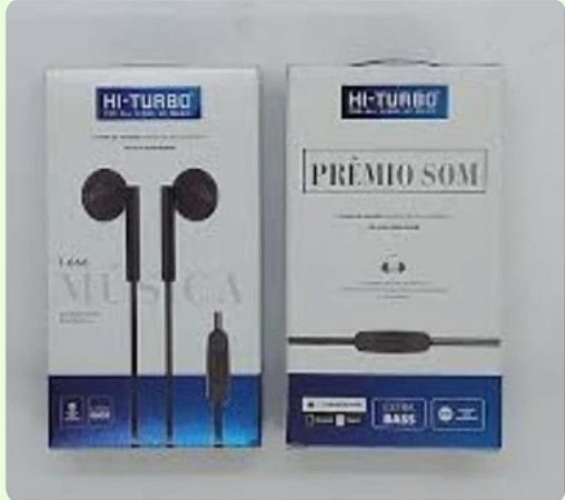 Fone HI TURBO sem borracha
