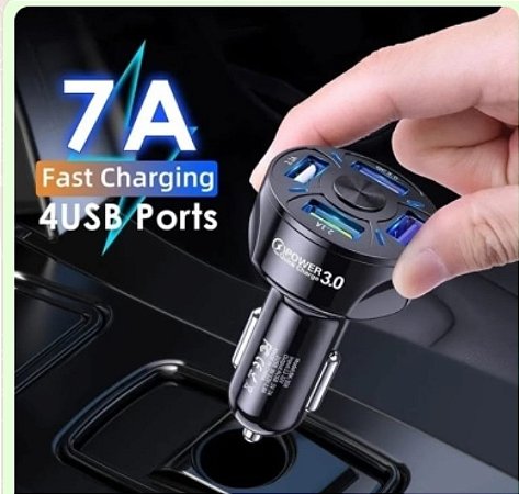 Carregador super rápido 4 saídas 5.0