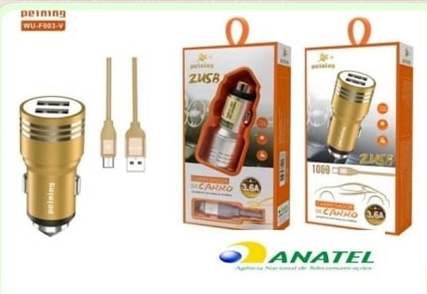 Carregador veicular completo V8