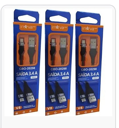 Cabo inova V8 1 metro caixa