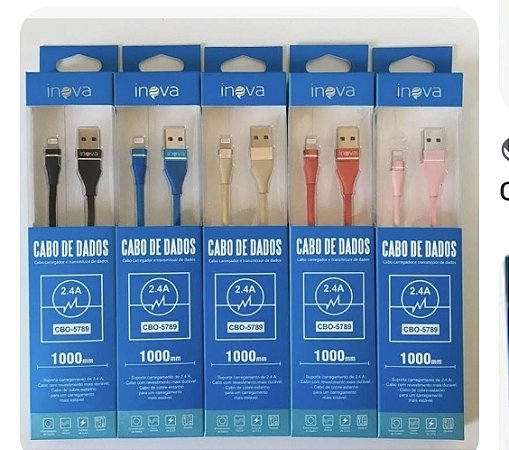Cabo inova de 1 metro  iPhone caixa