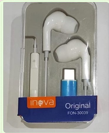 Fone bluetooth TC inova com borracha