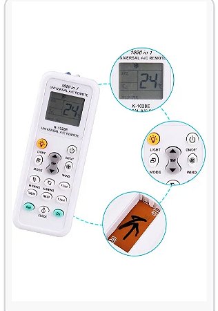 Controle universal de ar condicionado