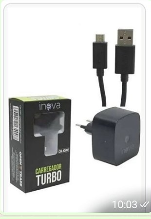 Carregador inova turbo V8