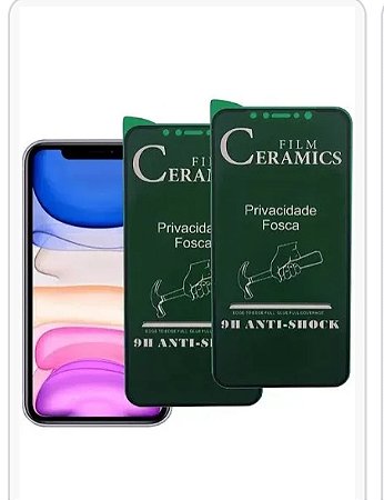 Película de cerâmica fosca