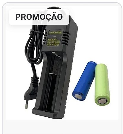 Carregador de bateria 18650