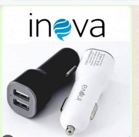 Fonte veicular inova duas usb