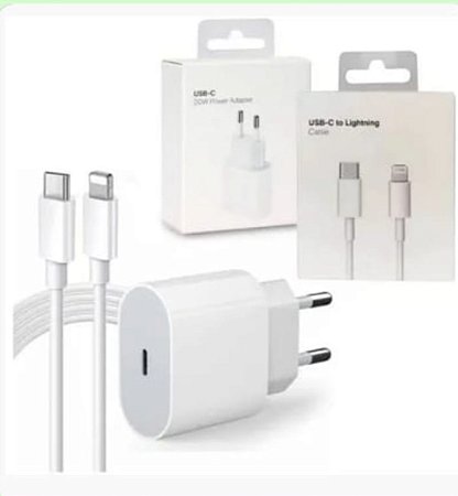 Carregador completo IOS TC fonte 20w