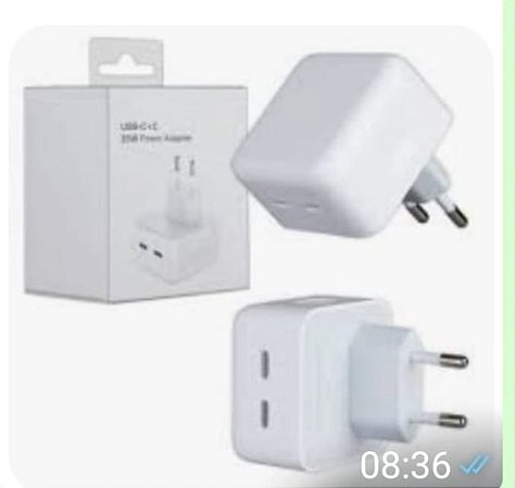 Fonte turbo IOS com duas saídas carregamento rápido