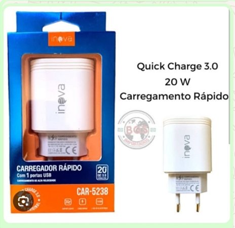 Fonte inova turbo carregamento rápido