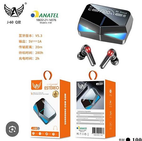 Fone bluetooth j60