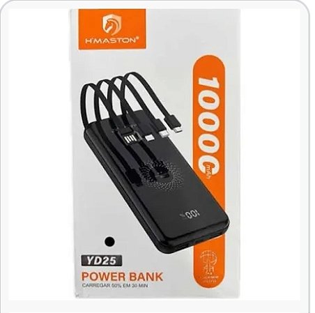 Powerbank Hmaston 10000 várias saídas de carregamento
