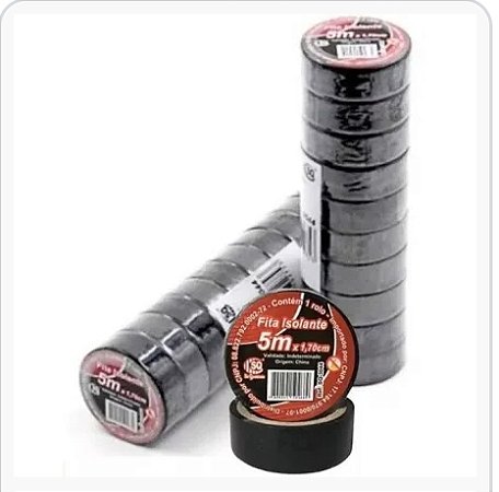 Pacote com 10 fitas isolantes