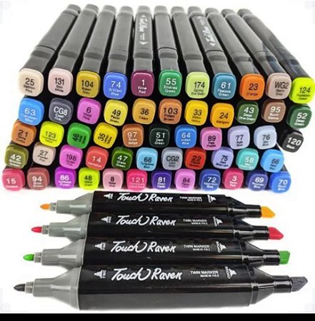 Jogo de canetinha com 12 peças