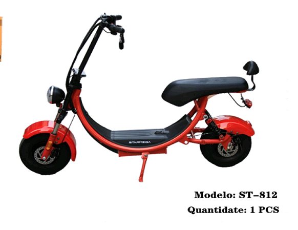 Bicicleta elétrica 1000W modelo ST 812