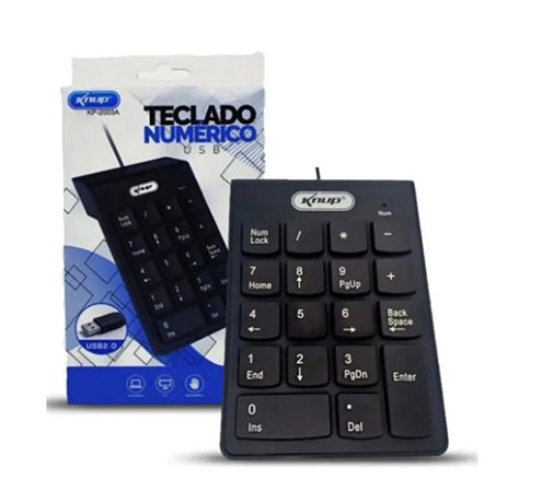 Teclado numérico para notebook
