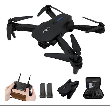 Drone inova com 2 baterias