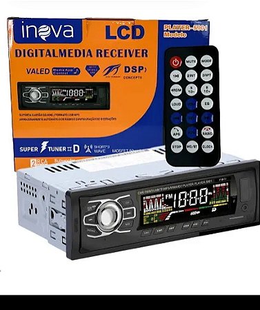 Rádio veicular bluetooth