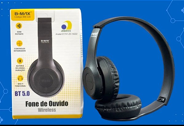 Fone bluetooth 5.0 de arco