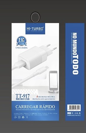 Carregador HI TURBO V8 Cabo solto