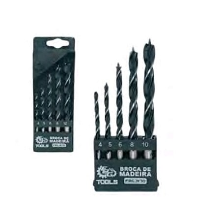Kit de brocas para madeira