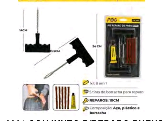 Kit de reparo de pneus