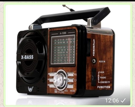 Rádio retro modelo 1088