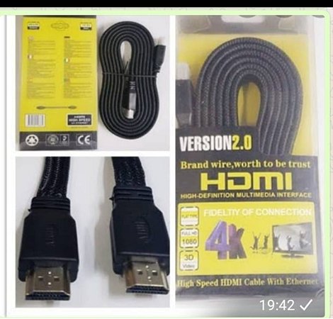 Cabo HDMI 3 metros