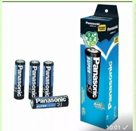 Caixa de pilha panasonic 2A