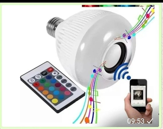 Lâmpada bluetooth