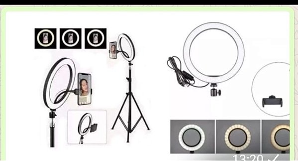 Ring light 10 polegadas