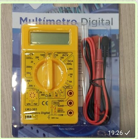 Multímetro eletrônico