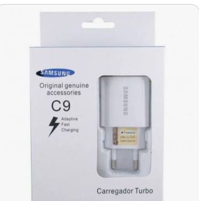 Carregador sansung turbo tipo C