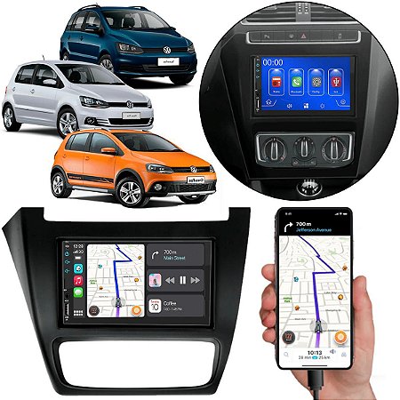 MP5 7 Polegadas CarPlay Android Auto para Fox Crossfox Spacefox - Ecarshop