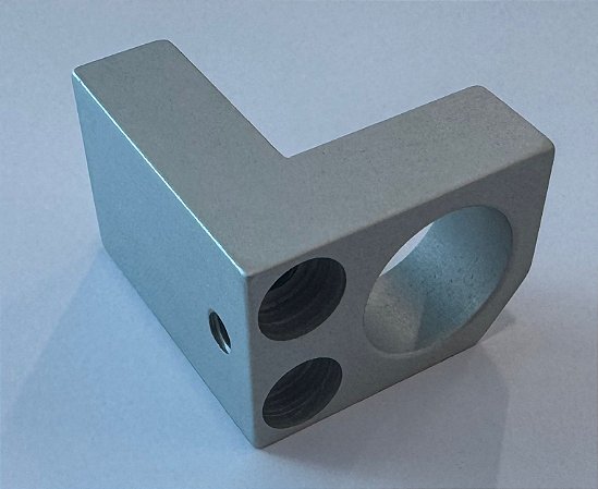 Suporte funil em ''L''aluminio