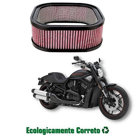 Filtro de Ar Esportivo Lavável Royale - Harley Davidson V-Rod 1250