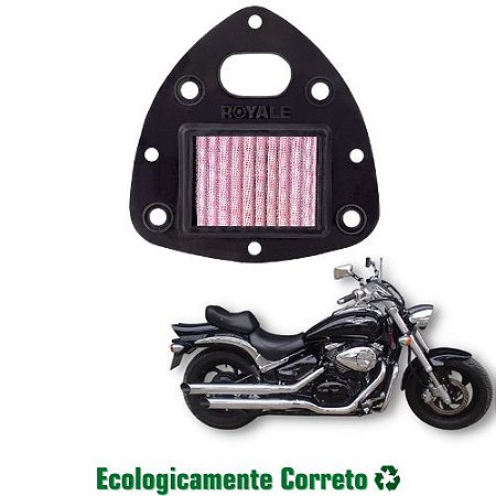 Filtro de Ar Esportivo Lavável Royale - Suzuki Boulevard M800