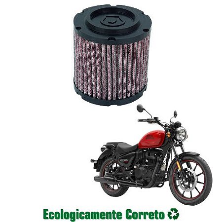 Filtro de Ar Esportivo Lavável Royale - Royal Enfield Meteor 350