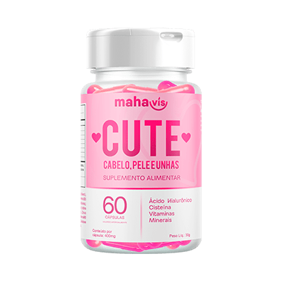 Cute suplemento alimentar 60 Cápsulas 400mg 30gr
