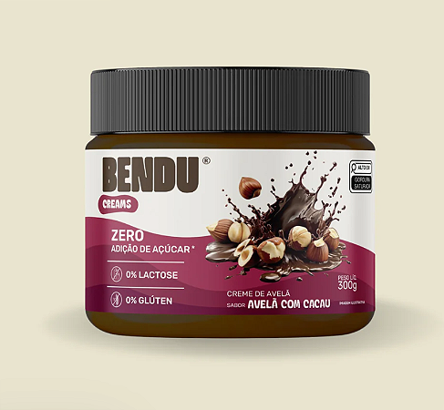 CREME DE AVELÃ COM CACAU 300GR