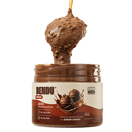 CREME DE CASTANHA DE CAJU BOMBOM CRUNCH 300GR
