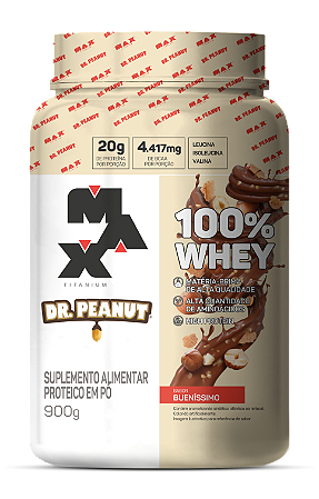 100% WHEY DR. PEANUT POTE 900G BUENÍSSIMO