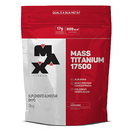 MASS TITANIUM 3KG 17500 MORANGO MAX TITANIUM