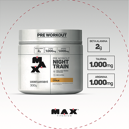 NIGHT TRAIN 300G CITRUS MAX TITANIUM