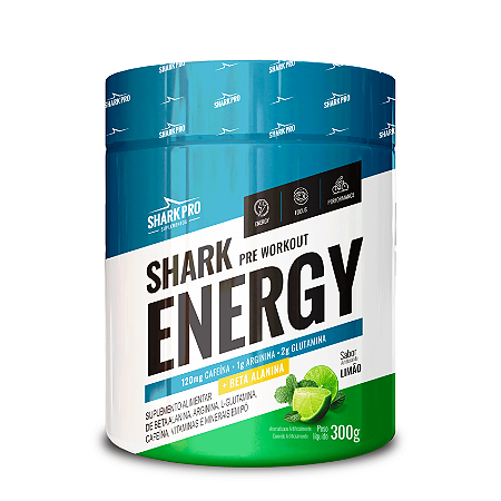 PRE TREINO SHARK ENERGY 300G LIMAO